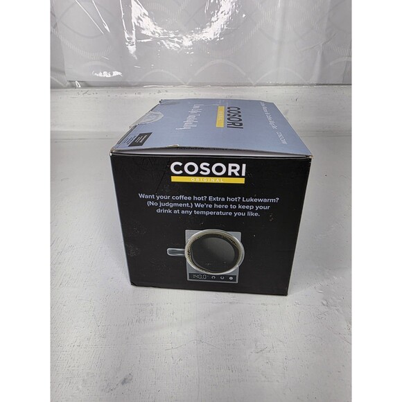 COSORI COFFEE MUG WARMER MUG HEATER OFFICE CHRISTMAS GIFTS - SILVER/BLACK - Picture 2 of 7